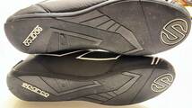 【美品】SPARCO スパルコ　レーシングシューズ　サイズ（EUR：41 USA：8）Black（黒）４輪走行会/レーシングカート_画像6