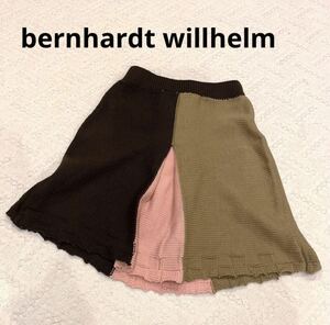 bernhardt willhelm デザインニットスカート　美品　ミニフレアー