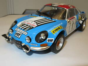 京商1/18 ルノー アルピーヌ A110 1973 ツール・ド・コルス #1 KYOSHO 08485A 1/18 RENAULT ALPINE A110 1600S RALLY TOUR DE CORSE 1973