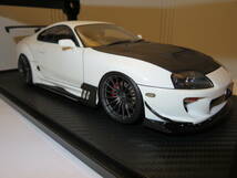 IG1355 トヨタ スープラ JZA80 RZ ホワイト イグニッションモデル ignition model IG1355 1/18 Toyota Supra (JZA80) RZ White _画像8