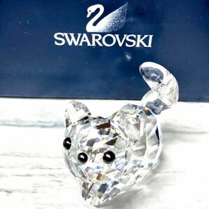 希少 廃盤 SWAROVSKI スワロフスキー 猫 ねこ ネコ Lil of Bling インテリア 雑貨 置物 フィギュリン