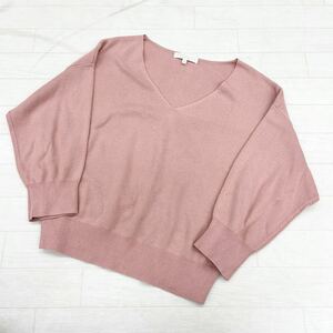 1311* PROPORTION BODY DRESSING Proportion Body Dressing pull over knitted long sleeve Pink Lady -sFR