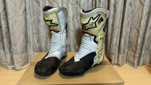 alpinestars アルパインスターズ レーシングブーツ S-MX6 EUR 42 US 8 26.5cm 靴裏補修有り