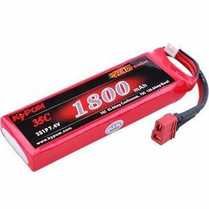 Kypom K6 7.4V 1800mAh 35C70C リポ バッテリー★ホビーショップ青空