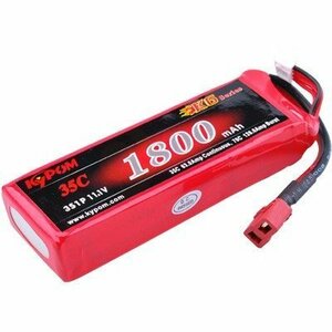 Kypom K6 11.1V 1800mAh 35C70C リポ バッテリー★ホビーショップ青空