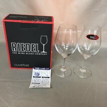 【未使用品】RIEDEL(リーデル) ペアワイングラス ouverture 2個セット RED WINE #6408/00（管理番号：063102）_画像1