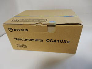 NTT西日本 Netcommunity　ネットコミュニティ OG410Xa 未使用品