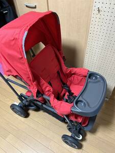 ☆美品☆joovy ジョビーカブース 二人乗りベビーカー☆Aprica アップリカ バギー エッグ キャス オート エア ショック カル☆