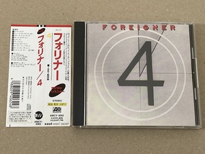 FOREIGNER『4』 ☆ フォリナー『4』日本盤 帯有