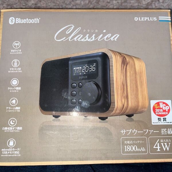 LEPLUS Bluetoothワイヤレススピーカー 美品
