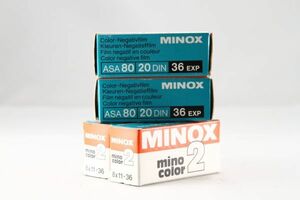 ★未使用品★ミノックス MINOX mino color 2 4本セット ASA80 36枚撮り期限切れフィルム★超希少★95860