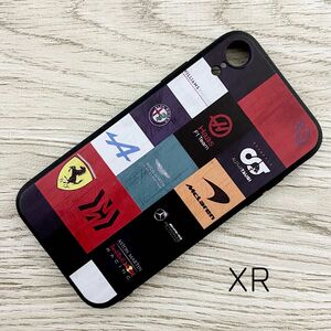 F1 チーム ロゴ iPhone XR ケース メルセデス レッドブル フェラーリ マクラーレン ウィリアムズ