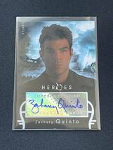 Zachary Quinto【2008 Topps Heroes: Season 1】Auto | Star Trek、スタートレック_画像1