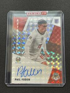 Phil Foden（フィル・フォーデン）【2021 Panini Mosaic Uefa Euro Soccer】Auto