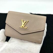 美品！ヴィトン　ポルトフォイユ　ロックミニ　折り財布　グレージュ　M69340LOUIS VUITTON_画像8