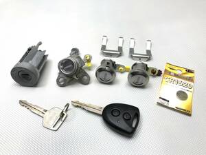 S321V S331V Hijet Cargo latter term keyless key ( CR1620 new goods battery attached ) / key cylinder / spare key 