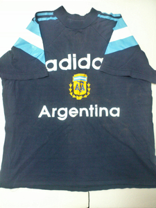 【WL4名】アルゼンチン代表　プラクティスユニフォーム　90年代 ヴィンテージ ブロークコア Argentina training shirt vintage