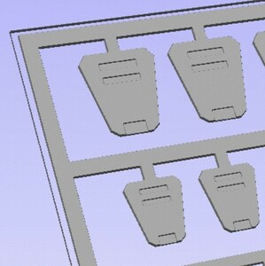 ガンプラ プラモデル 改造 改修カスタム用 ディテールアップパーツ 8角モールドパーツ① 0.5mmプラ板 1/144 1/100スケール