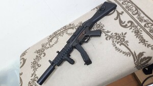 電動ガン 詳細不明 難あり カスタマイズ MP5A4 サブマシンガン 短機関銃 カスタム ライフル 東京マルイ 鉄砲 小道具 八王子市 引き取りOK