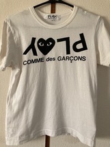 古着 COMME des GARCONS Tシャツ M　ロゴハート_画像1