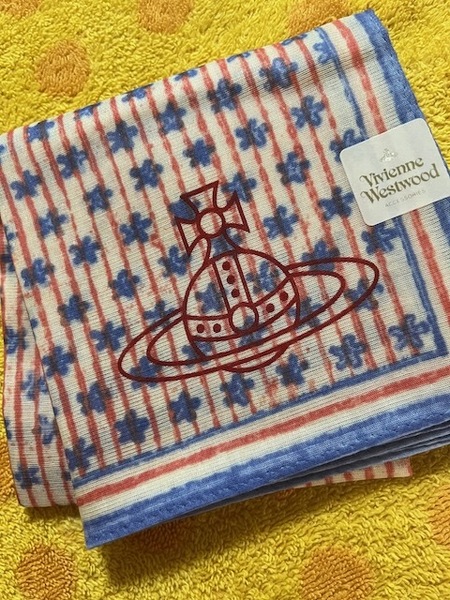 Vivienne Westwood ヴィヴィアンウエストウッド ハンカチ bu小花