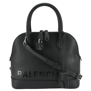  Balenciaga BALENCIAGA vi ruVILLE верх руль 2way ручная сумочка 550645 кожа черный чёрный плечо женский б/у 