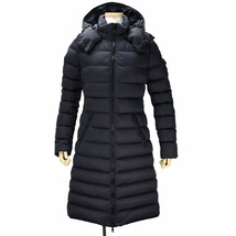 モンクレール MONCLER ロング ダウンコート MOKAMAT ネイビー #0 アウター ダウンジャケット ロングダウン レディース アパレル 中古_画像1