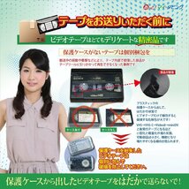 思い出のビデオテープをDVDに格安ダビング【ヤフオク限定激安プラン】VHS・Hi8・miniDV1本につき120分まで_画像8