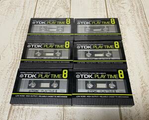 未開封　TDK PLAY TIME 8 ノーマルポジション　カセットテープ　6本セット