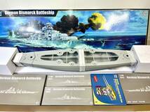 トランペッター German Bismarck Battleship ドイツ海軍 戦艦ビスマルク 1/200スケール プラスチックモデル プラモデル 現状品_画像3