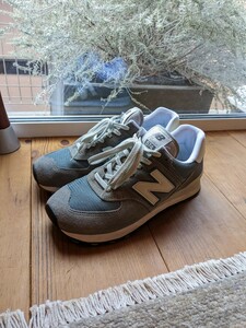 ニューバランス　574　NEW　BALANCE　スティールグレー　27.5cm　美品