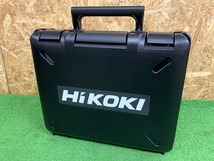 【未使用品】HiKOKI/日立　コードレスインパクトドライバー　WH36DC(2XPDS)用ケースのみ　3点セット　e916_画像2