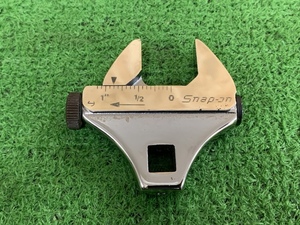 【中古品】Snap-on/スナップオン　3/8”アジャスタブルクローフットレンチ ADCF8　s743【中古品】