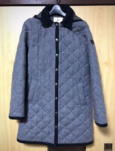 AIGLE キルティング コート グレー 38 エーグル