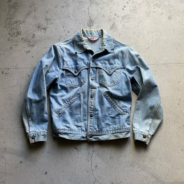 70's LEVI'S デニム リーバイス サークルR ブランクタグ ビンテージ オリジナルデニムジャケット USA製 /501XX 557XX 506XX 507XX Gジャン