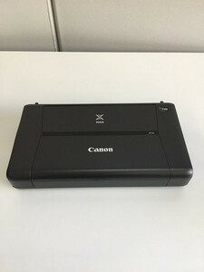 1円スタート Canon インクジェットプリンター PIXUS iP110 モバイルコンパクト ワイヤレスプリント A4対応 無線LAN 小型 軽量 黒 A04227