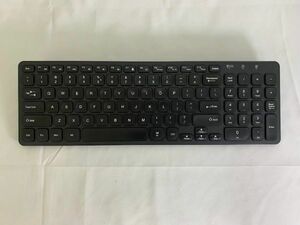 1円スタート Perixx ペリックス キーボード ワイヤレス 有線 英語配列 USBハブ内蔵 マルチデバイス接続 バックライト ブラック A04087