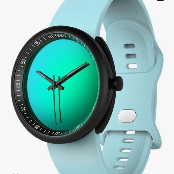 腕時計 メンズ うで時計 クォーツムーブメント シリコン 防水 グリーン ブルー