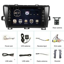 8インチ 適用09-13プリウス 専用 パネル iPhone CarPlay Android ナビ ディスプレイオーディオ 新品 AHDカメラ付 2G/32G_画像5