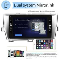 8インチ 適用09-13プリウス 専用 パネル iPhone CarPlay Android ナビ ディスプレイオーディオ 新品 AHDカメラ付 2G/32G_画像3