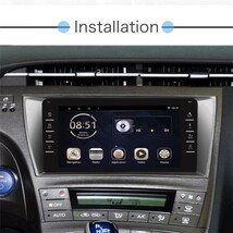 8インチ 適用09-13プリウス 専用 パネル iPhone CarPlay Android ナビ ディスプレイオーディオ 新品 AHDカメラ付 2G/32G_画像7