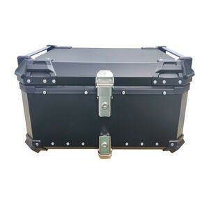 リアボックス トップケース ブラック アルミ製品 ツーリング バックレスト装備 持ち運び可能 65L