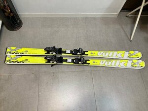 ◆VOLKL フォルクル スキー板 PLATINUMR 166cm 現状 ジャンク◆10857★