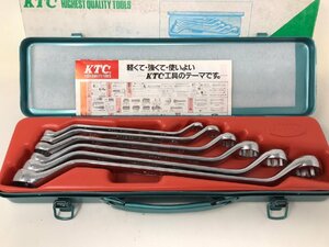 ◆KTC オフセットレンチセット 45° No.MB256 金属ケース入 6本組 中古◆7685