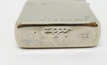 ♪hawi2414-2 611再 ZIPPO ジッポライター オイルライター SHELL-LLY Armor シェル アーマー 喫煙具 火花ok_画像4