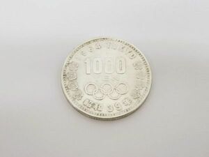 ♪hauu2396-5 588 TOKYO OLYMPIC 東京オリンピック 1964年 昭和39年 千円 1000円 銀貨 記念硬貨