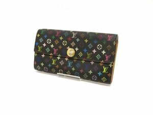 ■hakt2362-3 532A再 LOUIS VUITTON ルイ・ヴィトン ポルトフォイユ サラ M93533 長財布 二つ折り モノグラム マルチカラー