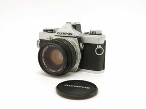 hawi2449-2 518 OLYMPUS オリンパス OM-1 一眼レフ フィルムカメラ / レンズ OM-SYSTEM F.ZUIKO AUTO-S 1:1.8 50mm 現状品