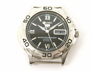 ♪hauu2352-1 505 SEIKO 5 SPORTS セイコー5 スポーツ 自動巻 7S36-00A0 裏蓋スケルトン デイデイト 腕時計 メンズウォッチ 稼働