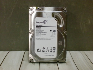 【3.5インチHDD/ 2000GB/2TB】Seagate Barracuda ST2000DM001 SATA 7200rpm 17回/17H